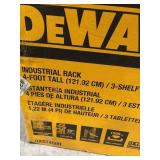 DeWalt 4-foot tall industrial rack