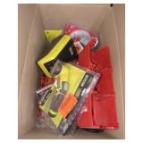 Box Lot Small Ryobi, Milwaukee Tools