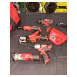 Milwaukee M12 5 Tool Combo Kit, Missing Batteries