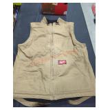 Milwaukee Sherpa Lined Vest, L Brown