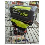 Ryobi 40v 6 ah battery and charger