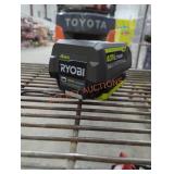 Ryobi 40v 4 ah battery and charger