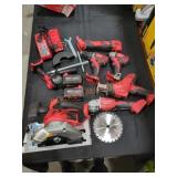Milwaukee M18 7-Tool Combo Kit with Charger and 2