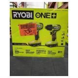 Ryobi 18v 2-TOOL Combo Kit Hammer Drill Driver