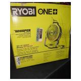 Ryobi 18v 12" Hybrid Misting Air Cannon, Tool Only