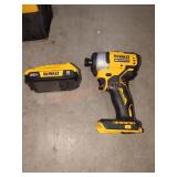 DeWalt 20v 1/4" Impact Driver, Missing Charger