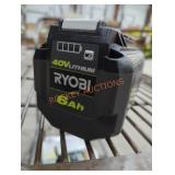 Ryobi 40v 6 ah battery