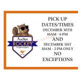 **PICKUP INFORMATION - PLEASE READ**