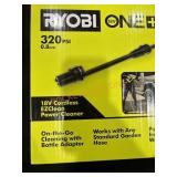 Ryobi 320psi 18v cordless power cleaner