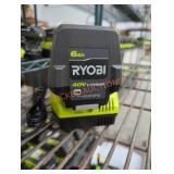 Ryobi 40v 6 ah battery and charger