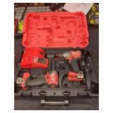 Milwaukee M18 2 Tool Combo Kit Missing Batteries,