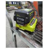 Ryobi 40v 4 ah battery and charger