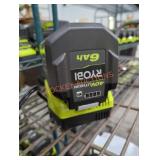 Ryobi 40v 6 ah battery and charger