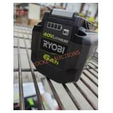 Ryobi 40v 6 ah battery