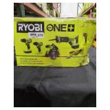 Ryobi 18v 6-TOOL Combo Kit Drill Driver, Impact