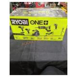 Ryobi 18v 6-TOOL Combo Kit Drill Driver, Impact