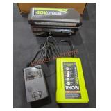 Ryobi 40V 5Ah Battery + Charger