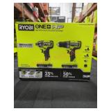 Ryobi 18v HP Brushless 2-Tool Combo Kit 1/4"