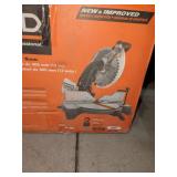 Ridgid Corded 12" Dual Bevel Miter Saw