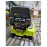 Ryobi 40v 6 ah battery and charger
