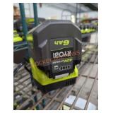 Ryobi 40v 6 ah battery and charger