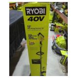 Ryobi 40V 15" String Trimmer Kit
