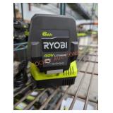 Ryobi 40v 6 ah battery and charger