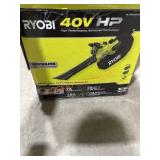 Ryobi 40v brushless jet fan blower/ vacuum kit