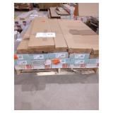 Skid Lot of Mixed Laminate & Vinyl Flooring,