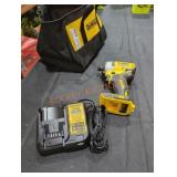 DeWalt 20v 1/4" impact driver and charger