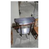 Wooden small hall table
