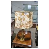 Brass table lamp