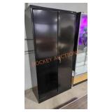 Uline two-door storage cabinet