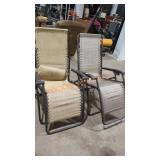 Outdoor zero gravity chairs