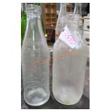 Vintage gloverdale and class bottles