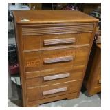 Vintage four-drawer dresser