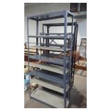 Very Worn Metal Storage Racks