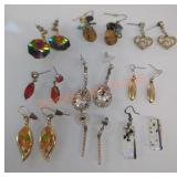 9 Pairs of Earrings