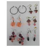 6 Pairs of Earrings