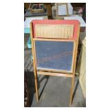 Vintage kids chalkboard easel