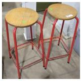 Industrial style bar stools
