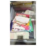 Miscellaneous Books Cards & More Tote Lot
