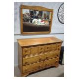 The Lucky Line Gluck Dresser & Mirror