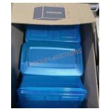 Plastic storage totes