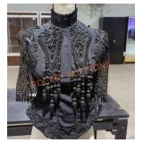 Victorian Beaded & Laced Capelet