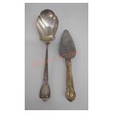 Sterling Serving Spoons & Dessert Knife