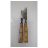 Pair of Vintage Antler Handled Forks
