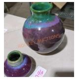 Bill Lynch handmade pottery vase
