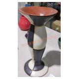 Handmade pottery vase