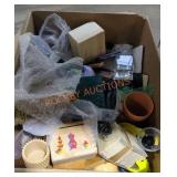 Miscellaneous household box lot